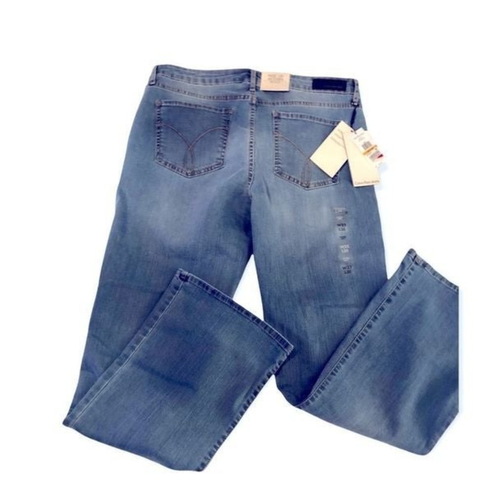 NWT Calvin Klein Modern Boot Blue Denim 31x30 Very Flattering Fit Vintage Look - Picture 4 of 8